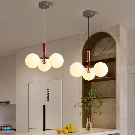 Nordic Glass Ball Pendant Lamp