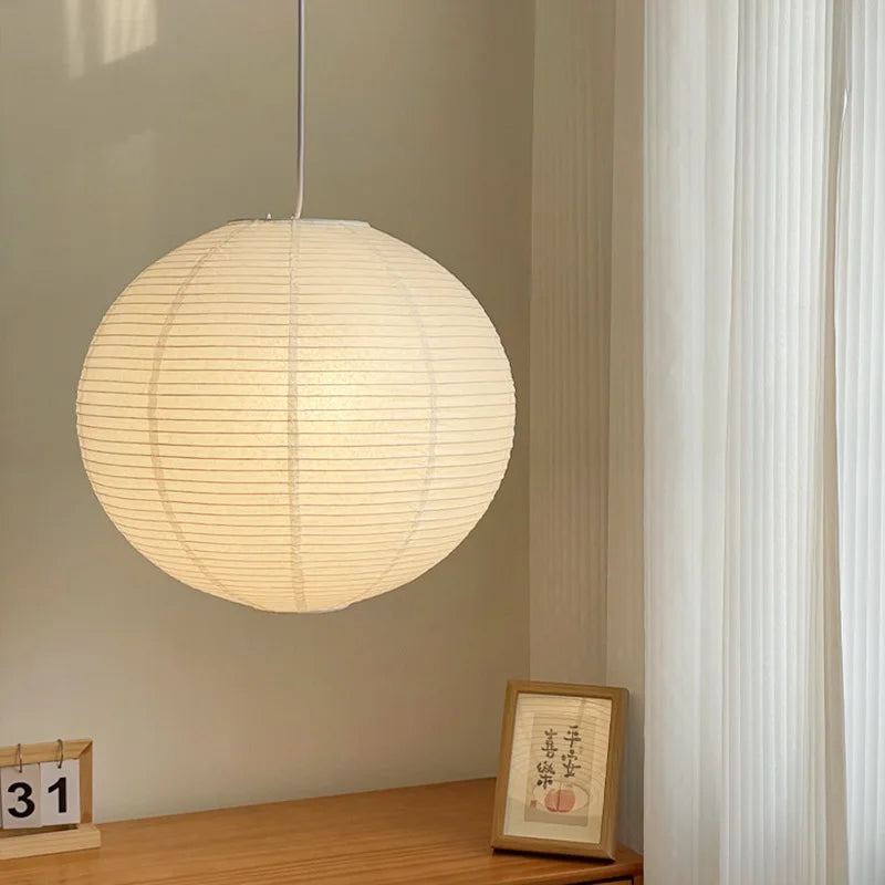 Japanese Rice Paper Pendant Light