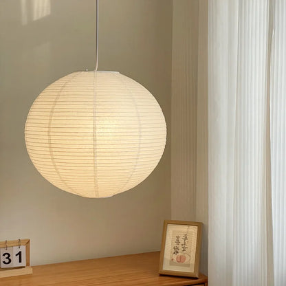 Japanese Rice Paper Pendant Light