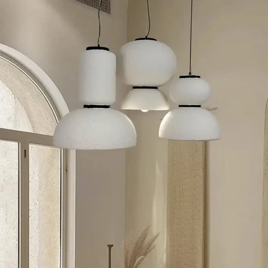 Sculpted Handmade Wabi Sabi Pendant Light