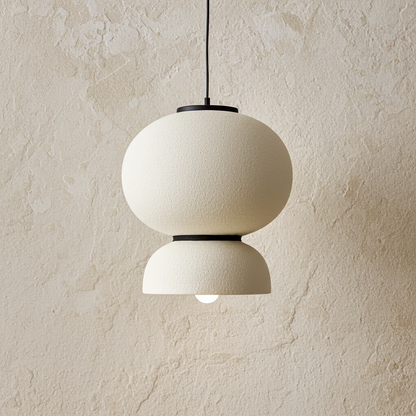 Sculpted Handmade Wabi Sabi Pendant Light