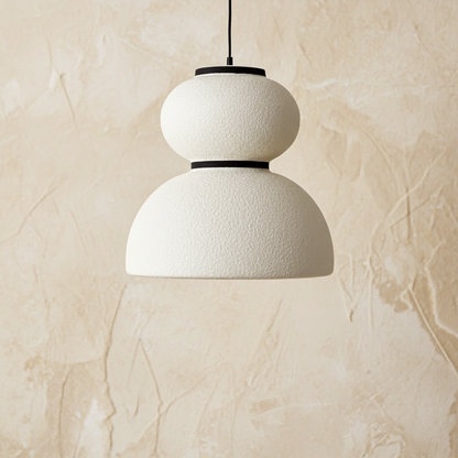 Sculpted Handmade Wabi Sabi Pendant Light