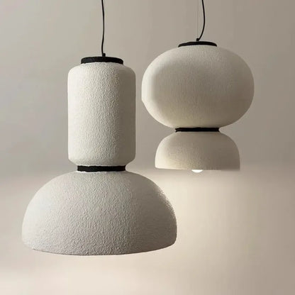 Sculpted Handmade Wabi Sabi Pendant Light