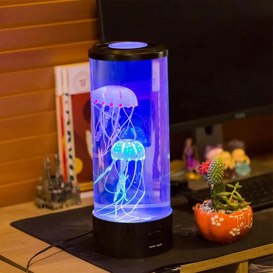 Jellyfish Lava Table Lamp