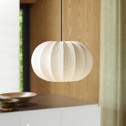 Japanese Wabi-Sabi Pleated Fabric Ceiling Lights