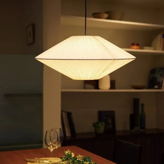 Minimalistic Wabi Sabi Fabric Chandelier