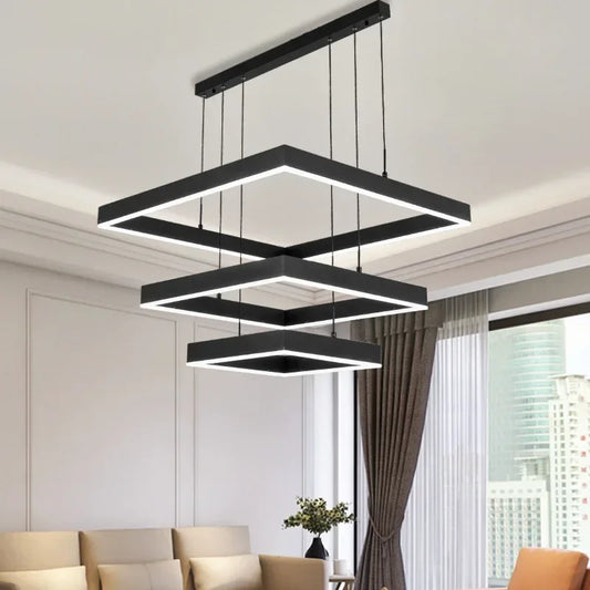 Minimalist Strip LED Ceiling Chandelier