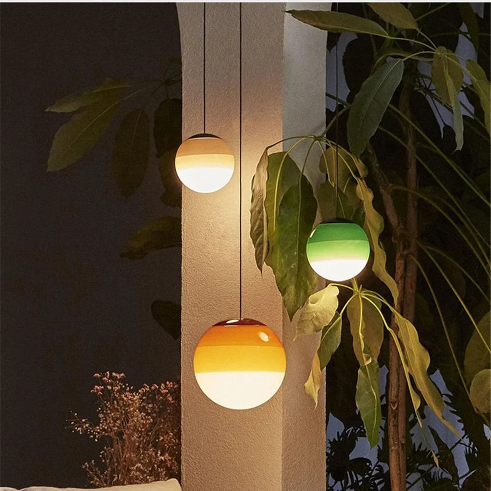 Minimalist Gradient Glass Pendant Light