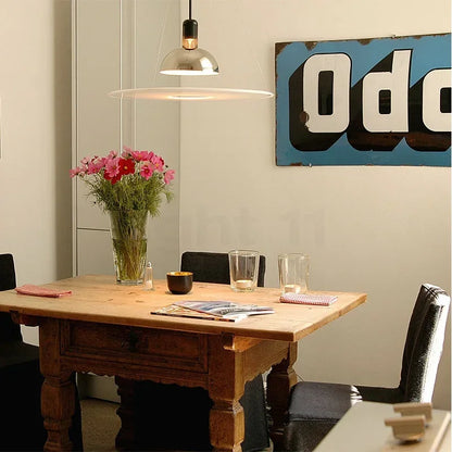 Italian Flying Saucer Pendant Light
