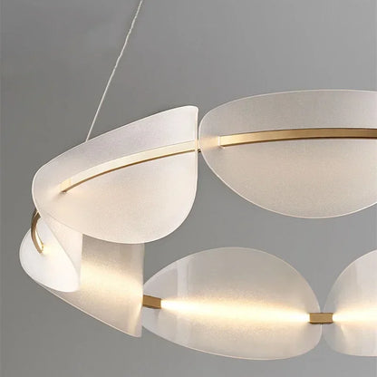 Nordic Shell Design LED Chandelier