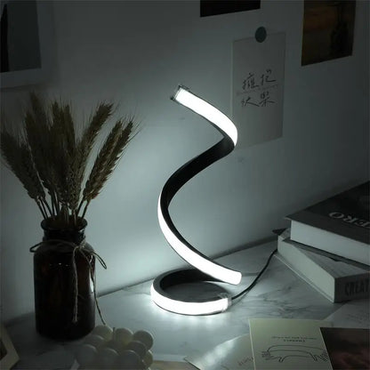 Modern Spiral LED Table Lamp