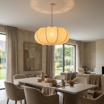 Silk Japanese Wabi-Sabi Chandelier