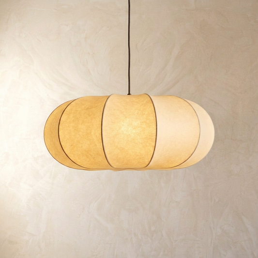 Silk Japanese Wabi-Sabi Pendant Light