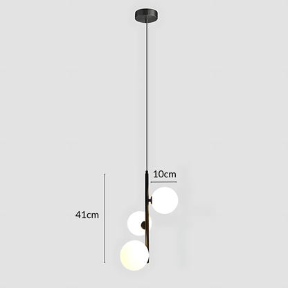 Slim Glass Pendant Light