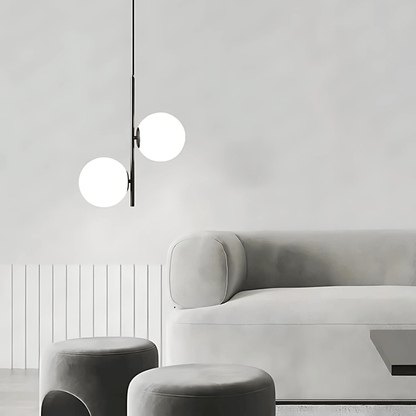 Slim Glass Pendant Light