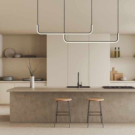 Slim LED Island Pendant Light