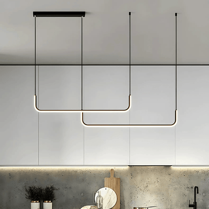 Slim LED Island Pendant Light