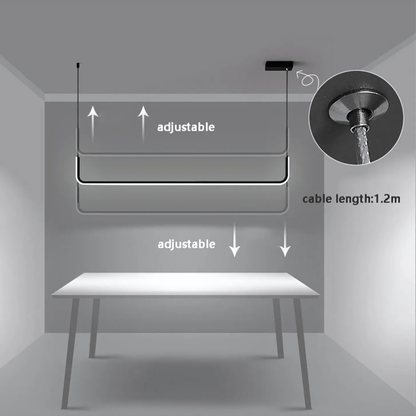 Slim LED Island Pendant Light