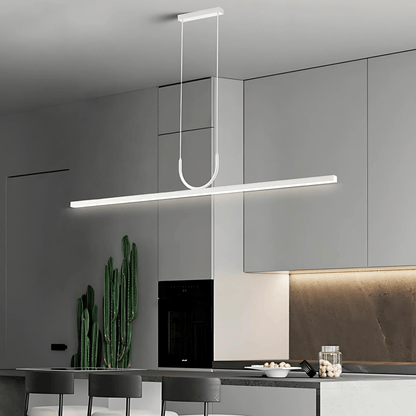 Slim Rectangular LED Pendant Light