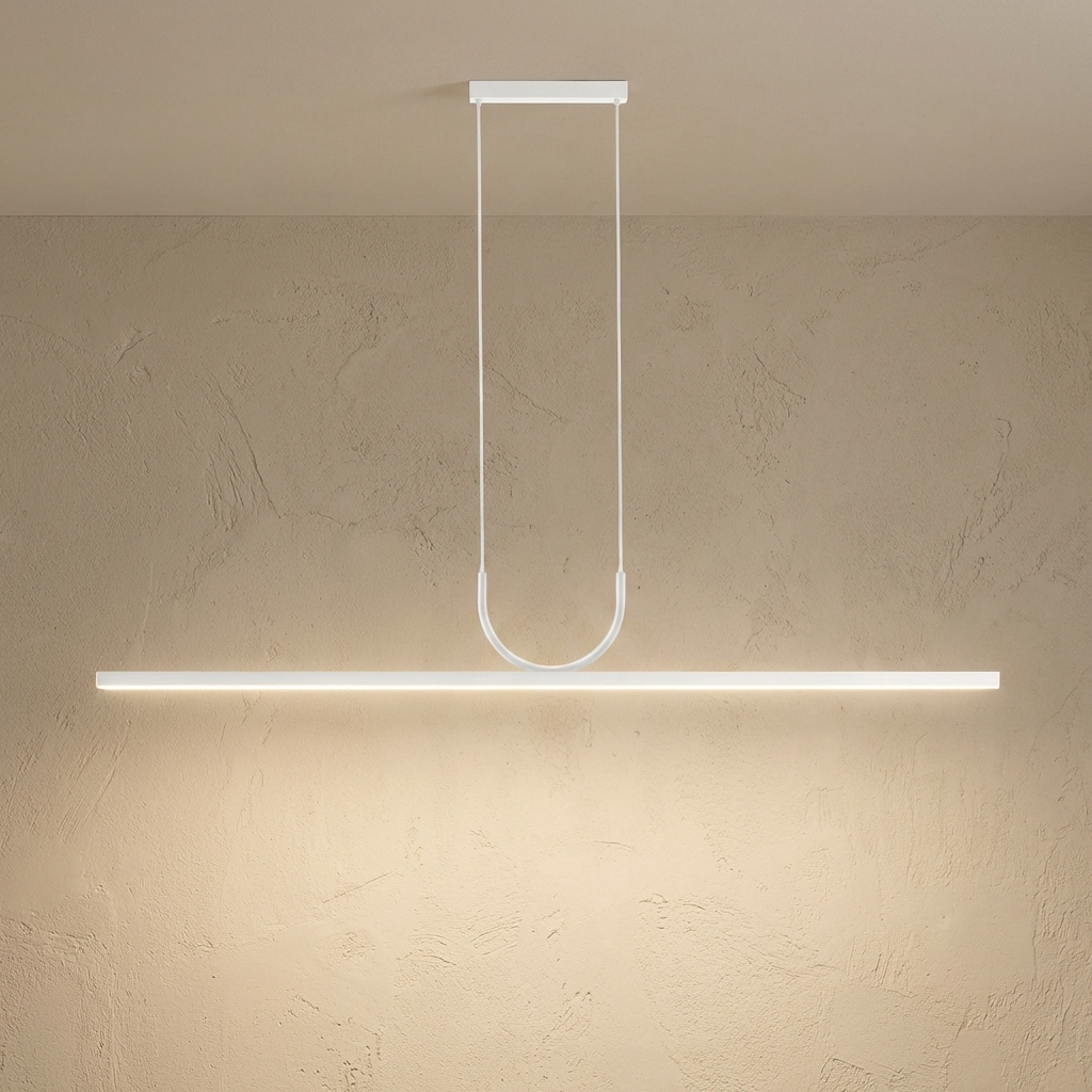 Slim Rectangular LED Pendant Light