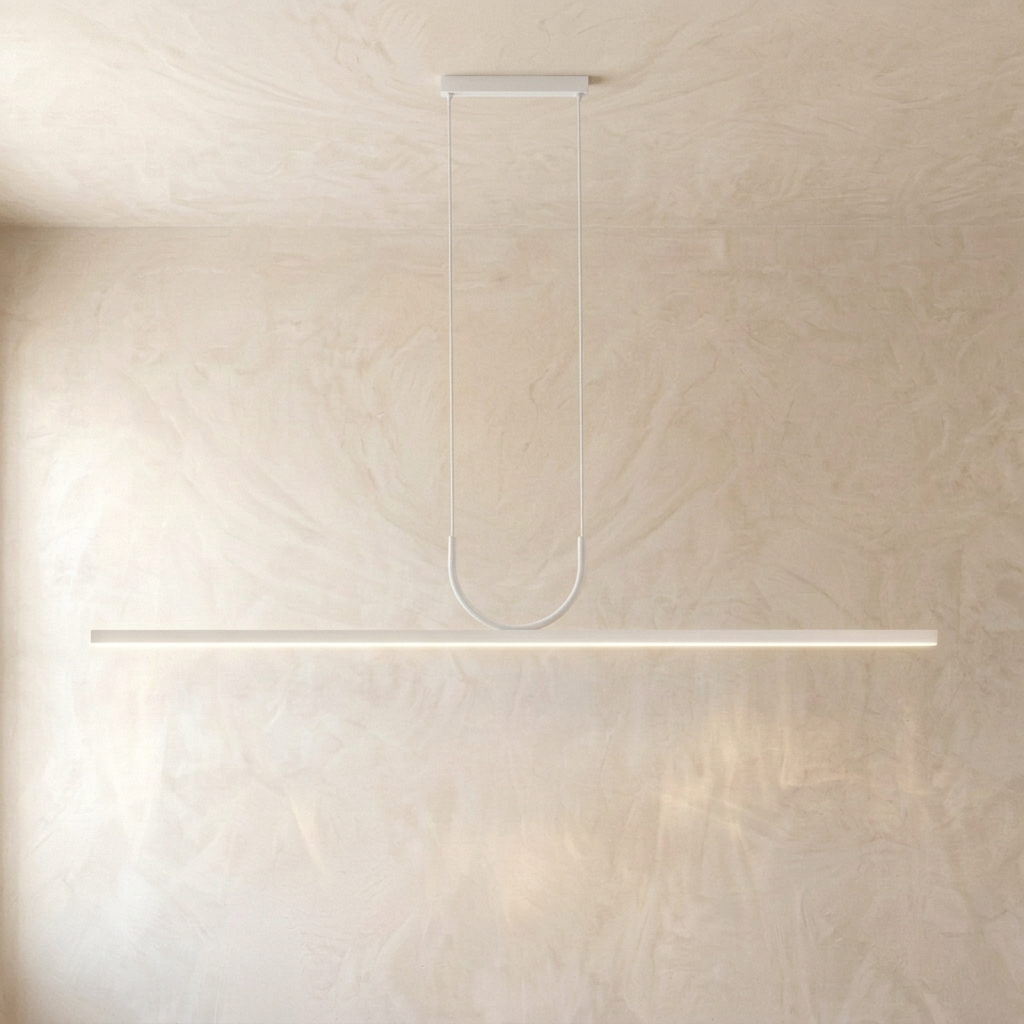 Slim Rectangular LED Pendant Light