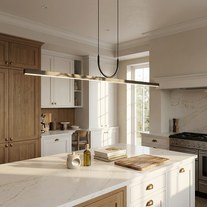Slim Rectangular LED Pendant Light