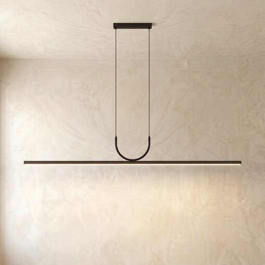 Slim Rectangular LED Pendant Light