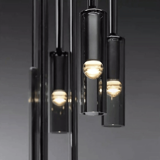 Smoked Glass Pendant Light