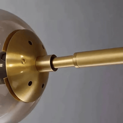 Smoked Or Clear Globe Pendant Light