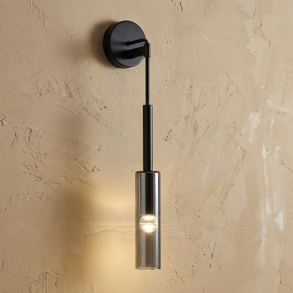 Smoked Glass Pendant Light