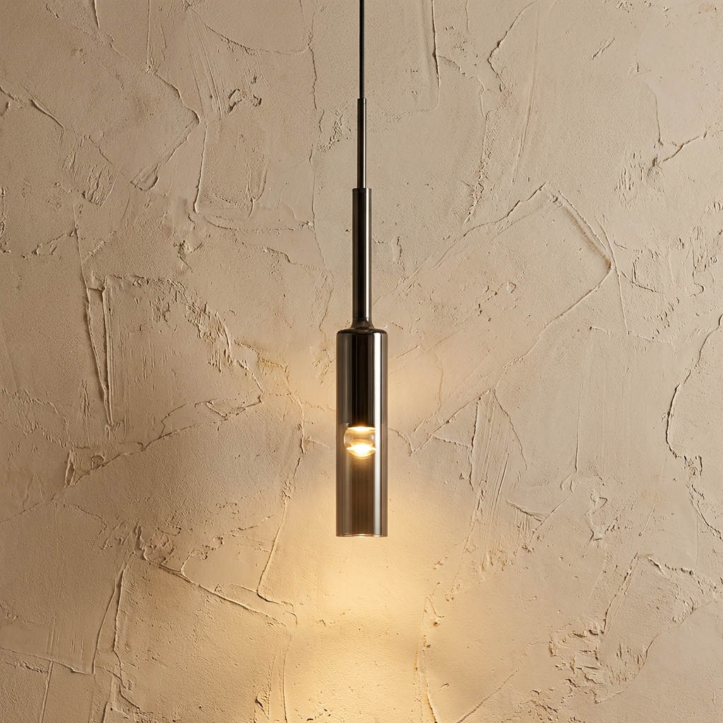 Smoked Glass Pendant Light