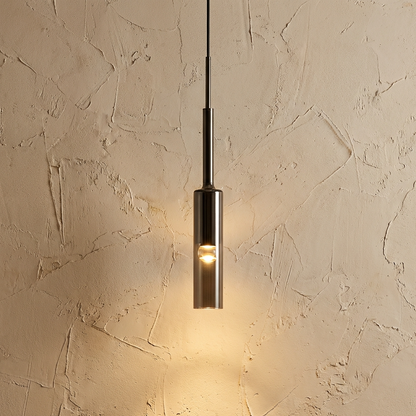 Smoked Glass Pendant Light
