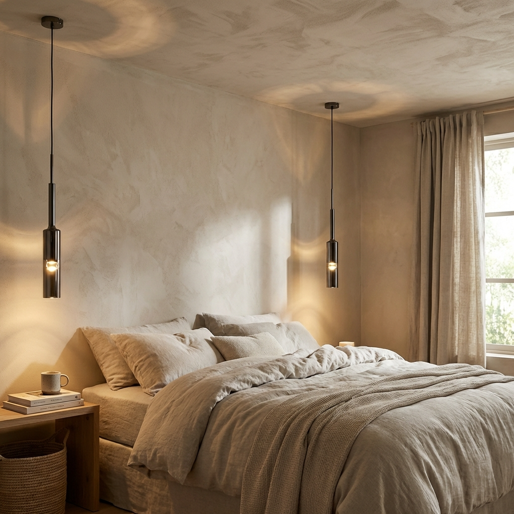 Smoked Glass Pendant Light