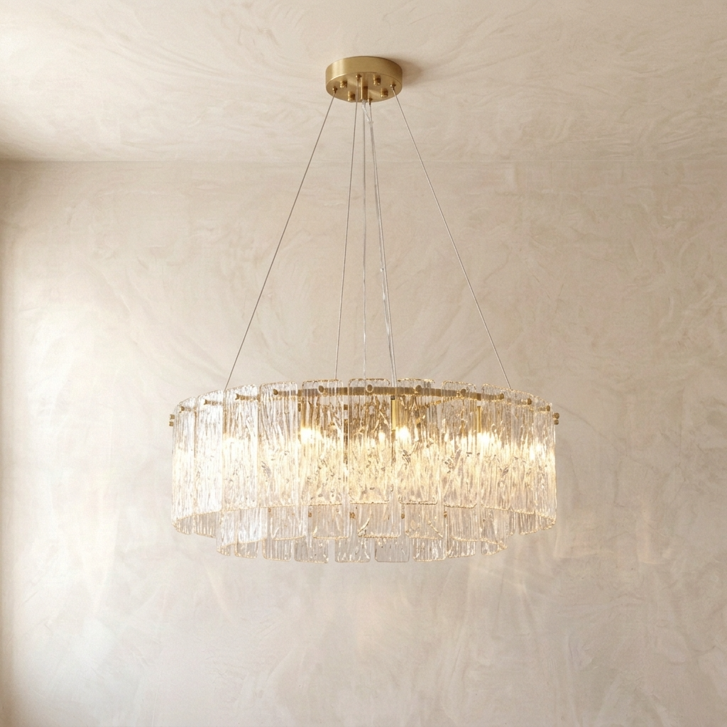 Sterling Crystal Ring Chandelier
