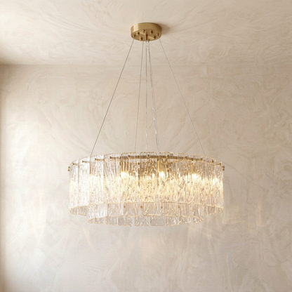 Sterling Crystal Ring Chandelier