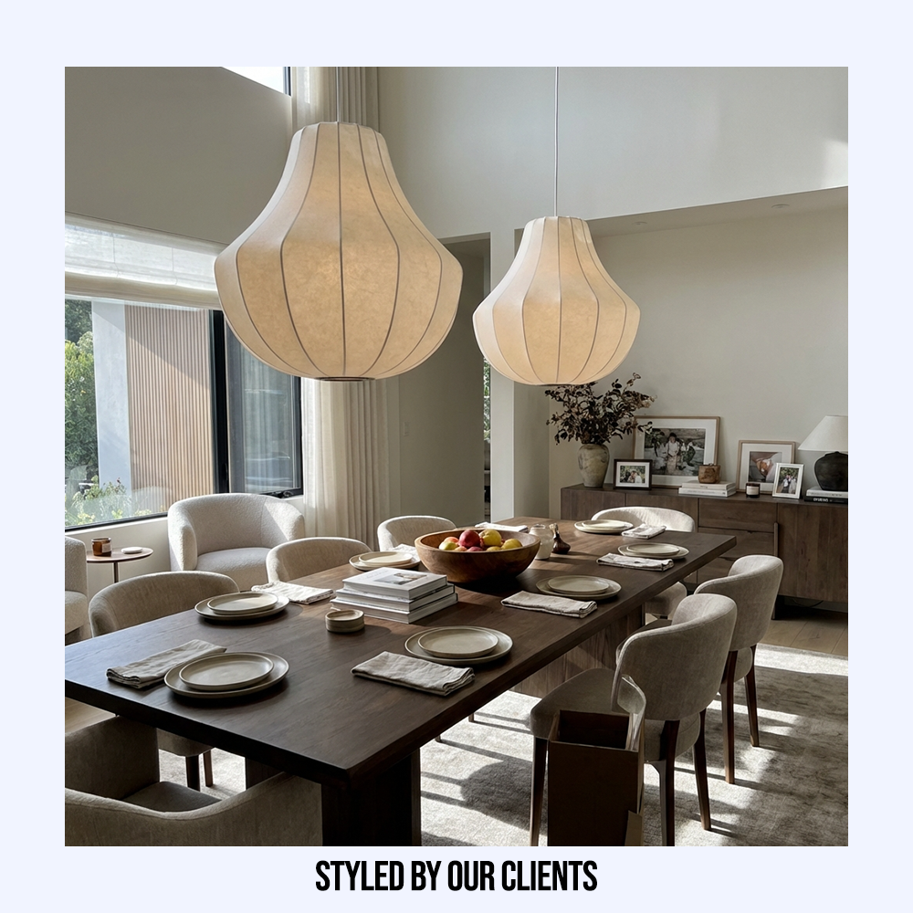 Traditional Japanese Wabi Sabi Chandeliers
