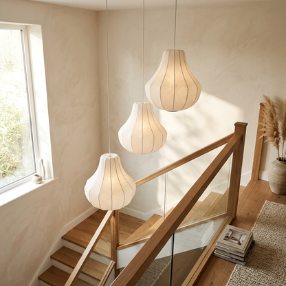 Traditional Japanese Wabi Sabi Pendant Light