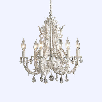 Vintage Crystal Candle Holder Chandelier