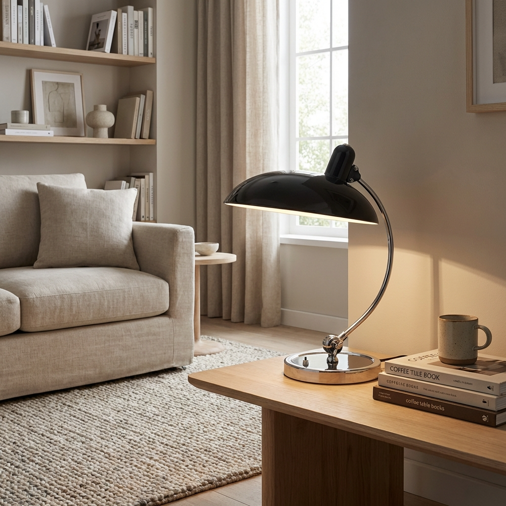 Vintage Danish Designer Study Table Lamp