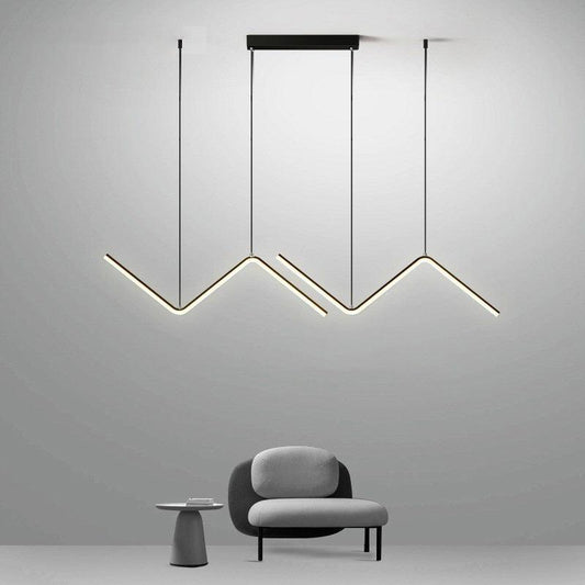 Zigzag LED Island Pendant Light