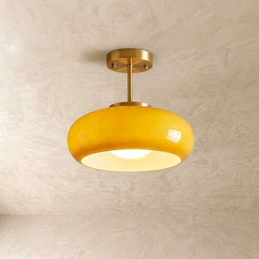 Nordic Vintage French Semi-Flush Ceiling Light