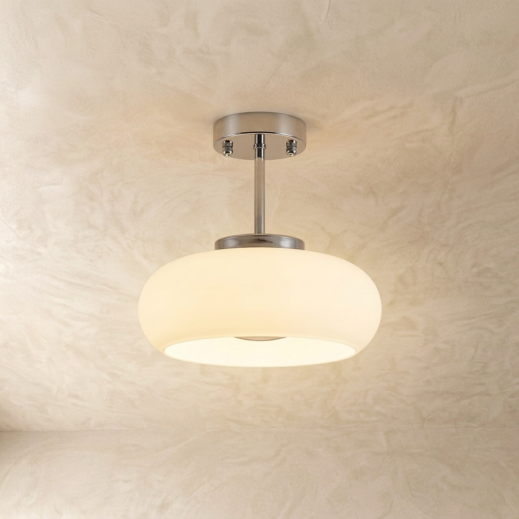 Nordic Vintage French Semi-Flush Ceiling Light