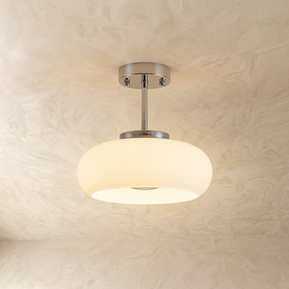Nordic Vintage French Semi-Flush Ceiling Light