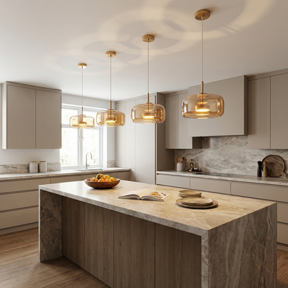 Modern Glass LED Pendant Lamp