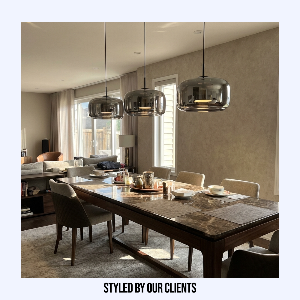 Modern Glass LED Pendant Lamp