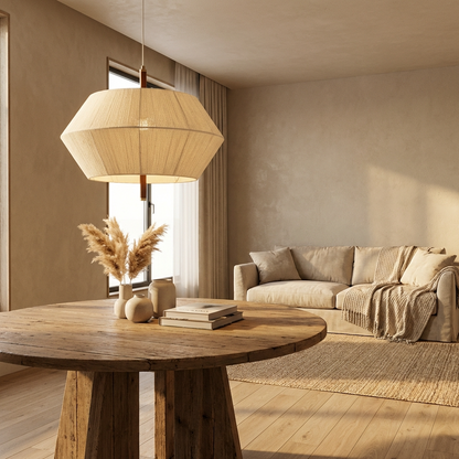 Rattan Wabi Sabi Ceiling Light