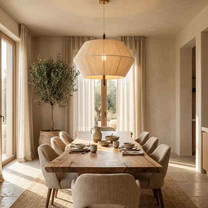 Rattan Wabi Sabi Ceiling Light