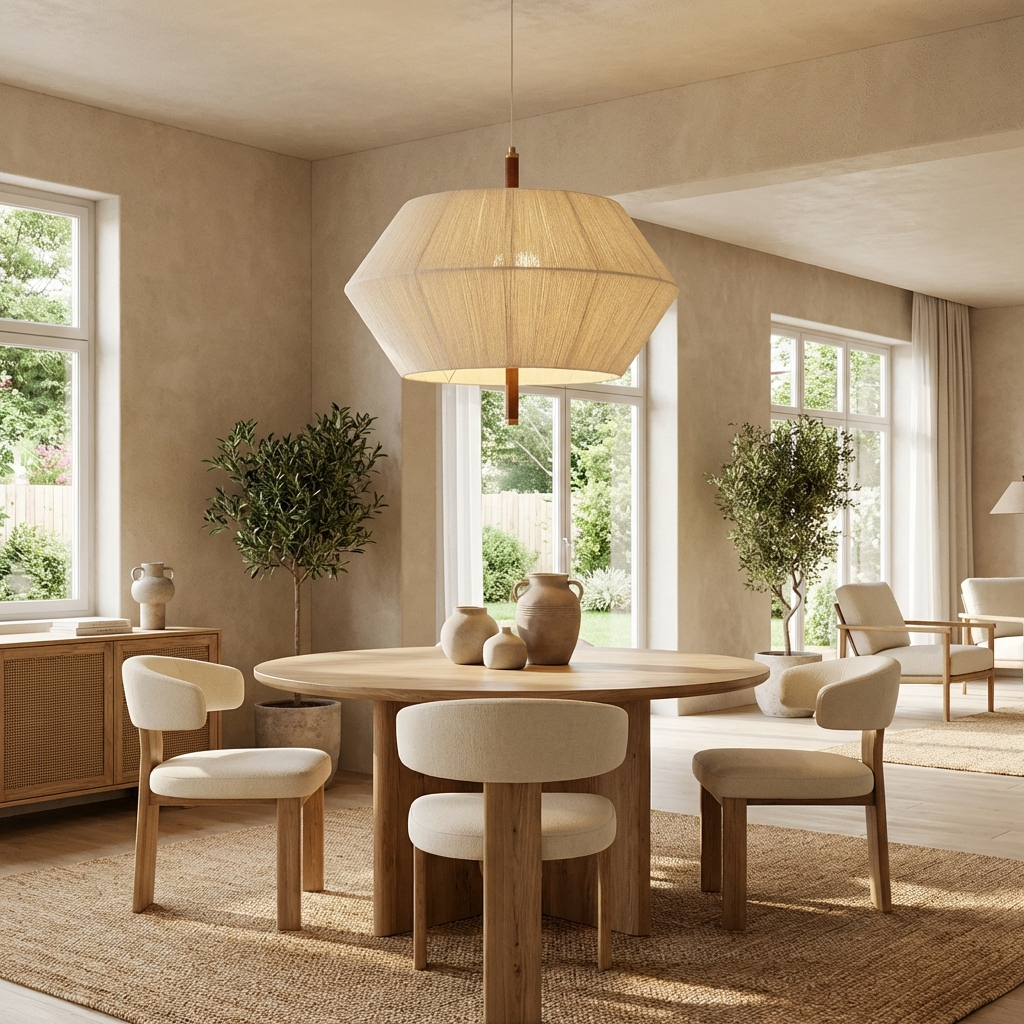 Rattan Wabi Sabi Ceiling Light