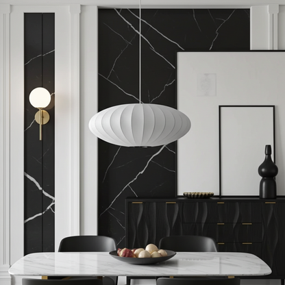 Silk Japanese Wabi-Sabi Chandelier