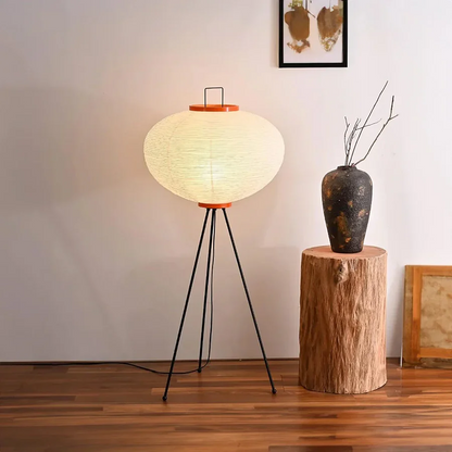 Japanese Rice Paper Floor Lamp